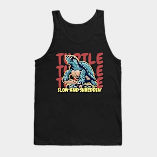 Skateboard turtle Tank Top